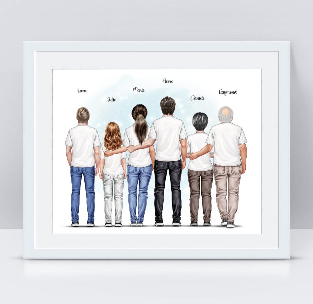 affiche famille grands parents
