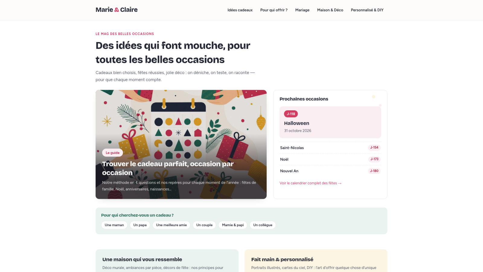 Supports et cadeaux pour accompagner vos mots doux